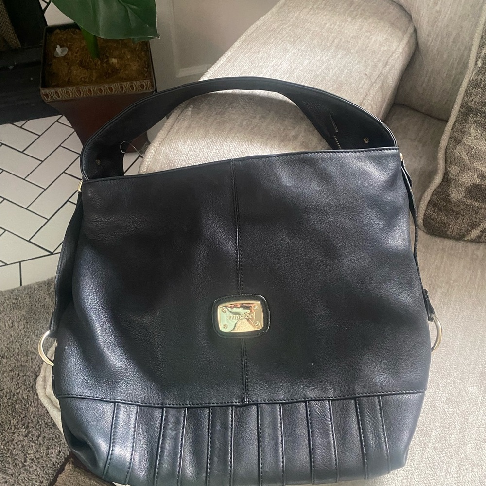 Jimmy choo black hobo bag